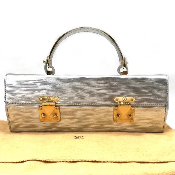 【中古】LOUIS VUITTON ルイヴィトン エピ ギャラクシア バニティ ハンド バッグ メタリック シルバー 良品 M6731|BEGINSELL