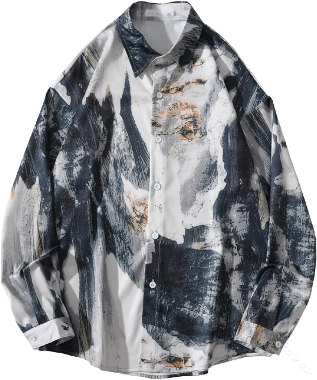 メンズ アロハ シャツ 長袖 シャツ カジュアル 大きい サイズ S ～ 2XL 開襟 ゆったり おしゃれ 派手 シャツ 通学 通勤 旅行 プレゼント 彼氏 お兄系
