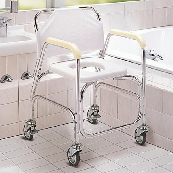 ミキ シャワーチェア 入浴用車椅子 重量7.1kg シャワー椅子 シャワーキャリー 入浴介助用品 入浴椅子 介護用品｜エムズハウス店 15,696円
