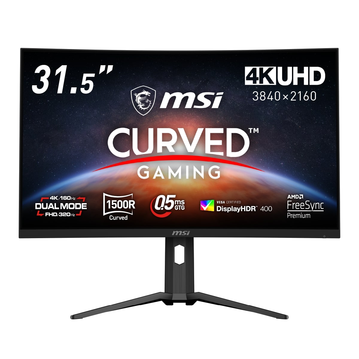 170Hz/31.5型/WQHD/湾曲な全部入りゲーミングモニター「MSI
