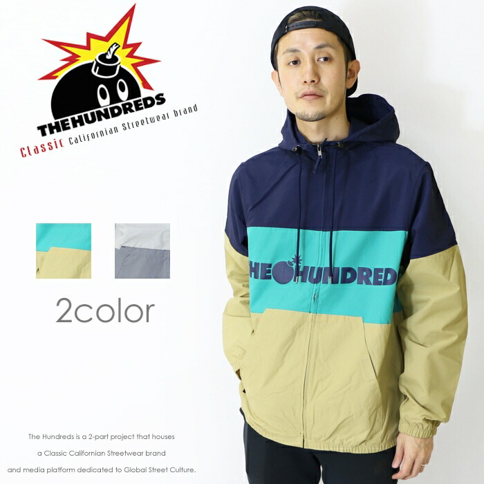 【セール 40％OFF】【THE HUNDREDS ザハンドレッズ ザハンドレッツ】 ジャケット ナイロンジャケット アウター ストリート スケート グラフィック ハンドレッズ メンズ men's 正規品 インポート ブランド 海外ブランド Port Jacket