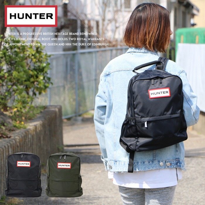 バックパック バッグ Hunter 小物 ハンター バッグ インポート 国内正規品 小物 レディース リュック Lady S 国内正規品 ブランド 海外ブランド Ubb5028kbm エムズジーンズ Hunter ハンター バックパック リュック バッグ 小物 レディース Lady S Original Nylon