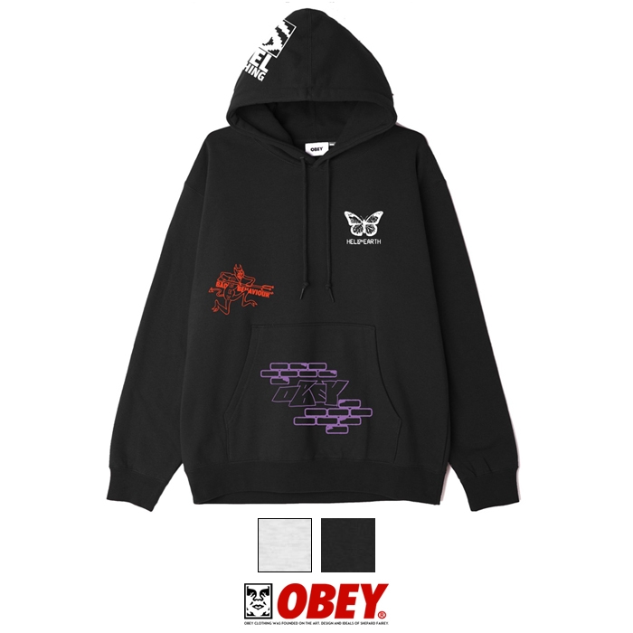 楽天市場】【セール 40％OFF】【OBEY オベイ】 パーカー スウェット