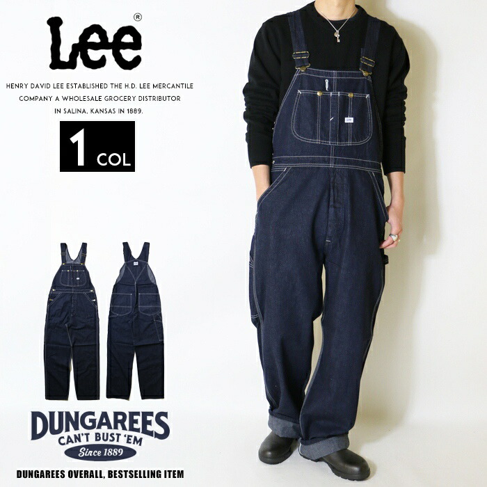 楽天市場】Lee リー オーバーオール デニム メンズ レディース