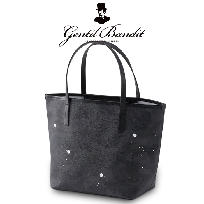 Gentil Bandit ブラックカモフラージュトートバッグ GENTIL BANDIT トートバッグ MM ブラックカモ|GENTIL BANDIT