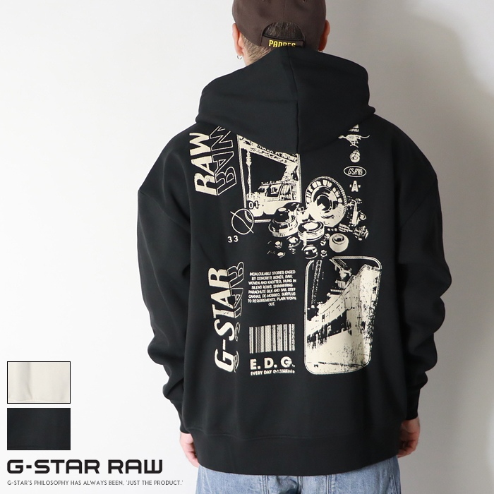 楽天市場】【G-STAR RAW】ジースターロウ パーカー プルオーバー