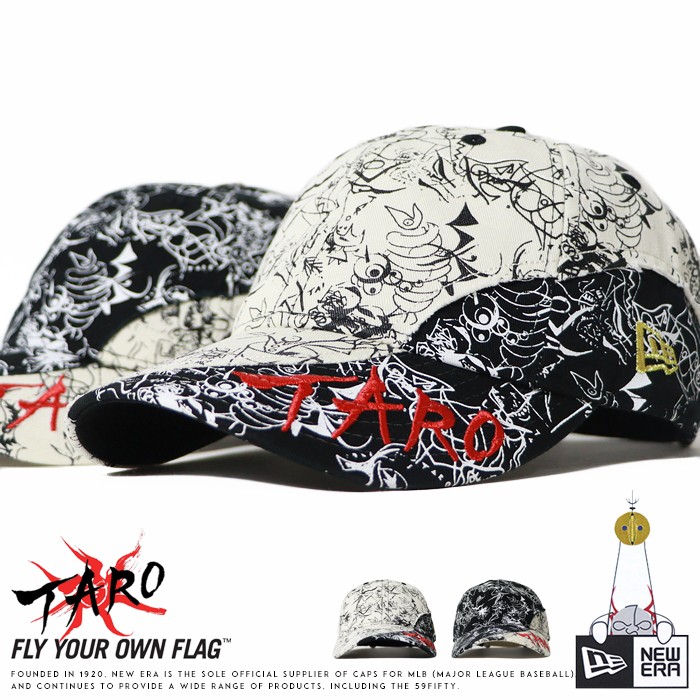 ニューエラ NEW ERA キャップ ストラップバック コラボ 岡本太郎 TARO OKAMOTO 代表作 芸術家 現代美術 太陽の塔 ロゴ 帽子 9THIRTY NEWERA メンズ プレゼント 彼氏 男性 正規品 インポート ブランド 海外ブランド 14683801/14683802
