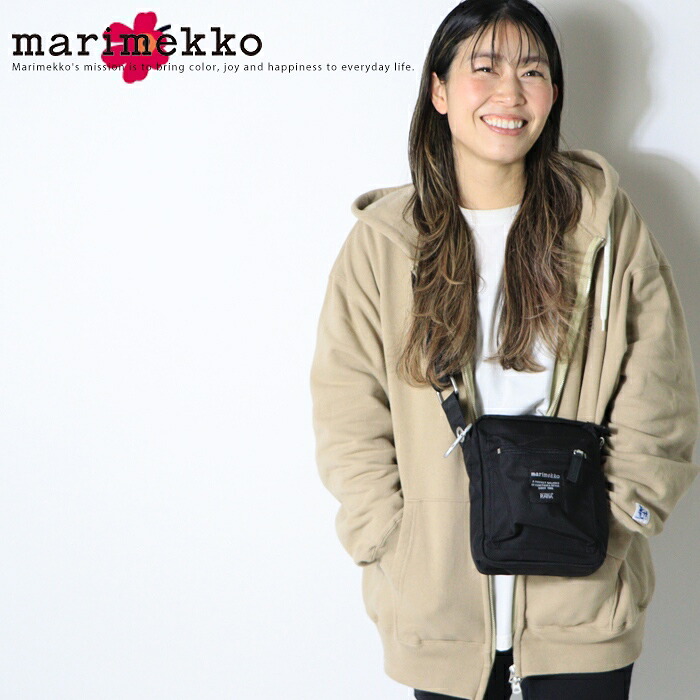 【marimekko マリメッコ】ショルダーバッグ ミニショルダー Cash&Carry キャッシュアンドキャリー ナイロン 軽量 旅行 かばん 鞄 大人 レディース プレゼント 女性 彼女 妻 52239-2-92517