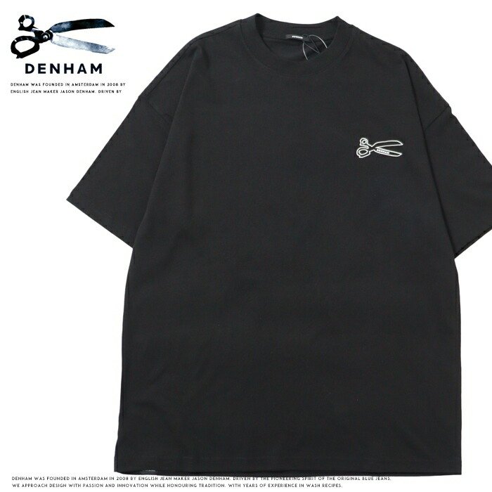 デンハム DENHAM tシャツ 半袖 レリーフプリント ロゴ アメカジ メンズ 国内正規品 インポート ブランド 海外ブランド 01-26-01-52-068｜エムズジーンズ