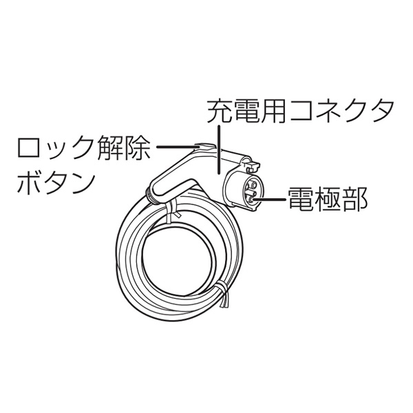 パナソニック DNH1311 充電ケーブル 「ELSEEV hekia S」用 3kW ケーブル長5m 受注品