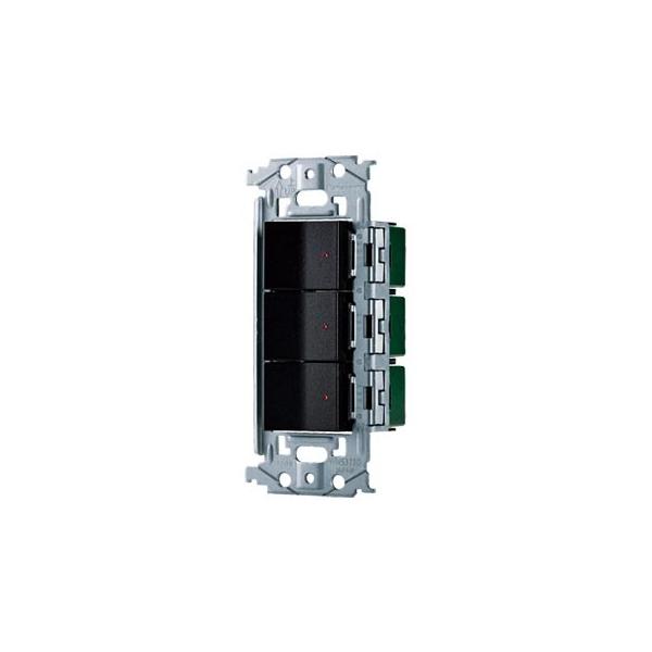 パナソニック WNSS51888B SO-STYLE 埋込スイッチセット パイロットスイッチC 0.5A×3 マットブラック