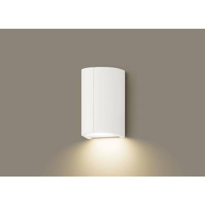パナソニック LGW85035W LEDポーチライト・勝手口灯 壁直付型 電球色 密閉型 LED電球型 防湿型 パネル付型 白熱電球60形1灯相当 ランプ付(同梱)