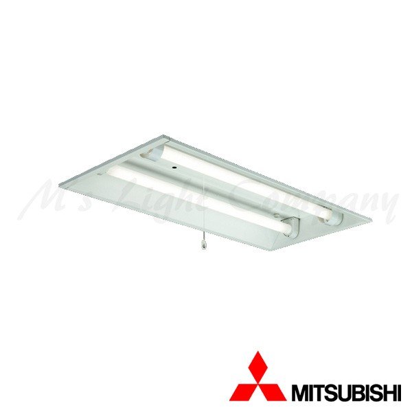 三菱 EL-LF-BH25512 AHN LED非常用照明器具 階段通路誘導灯兼用 20形 埋込形 300幅 下面開放型 2400lm 昼白色 LDL20×2 ランプ付(同梱) 『ELLFBH25512AHN』