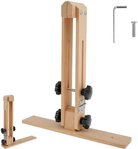 レーシングポニー なめし革手工芸品 手道具 打ち具 ステッチングツリー 折りたたみ式 卓上 手縫い 木製 180度回転させる能力のある 仕立てもの一揃いの道具 DIYハンドステッチレザーク捏ち上げる