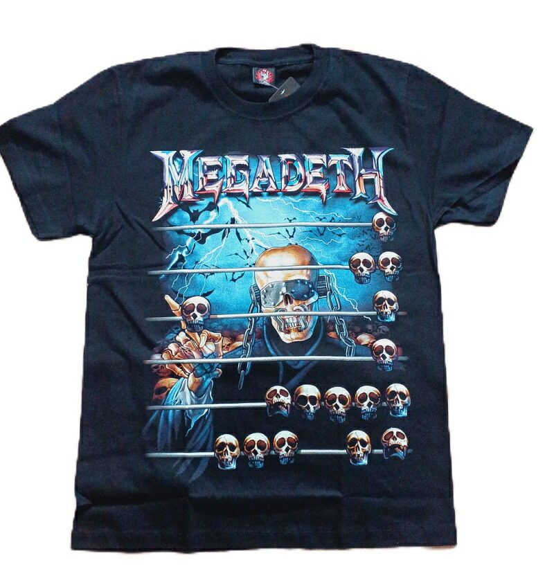 MEGADATH☆メガデス☆バンT☆リスク☆メタル☆バンドT☆L☆グレー☆ 80's MEGADETH/メガデス バンドTシャツ バンT シングルステッチ