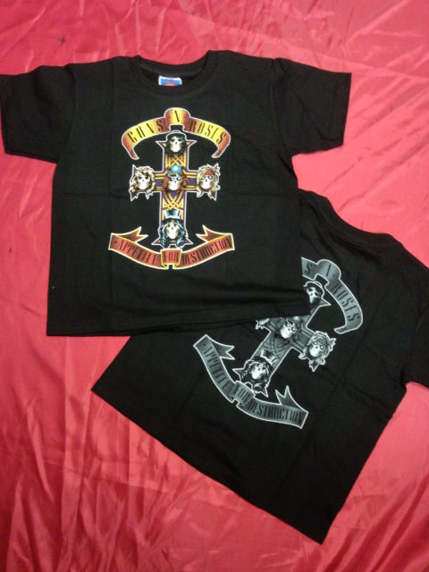 ガンズ&ローゼス スカルデザイン Tシャツ Lサイズ　鬼　フェード　ロック 20240322_112202.jpg