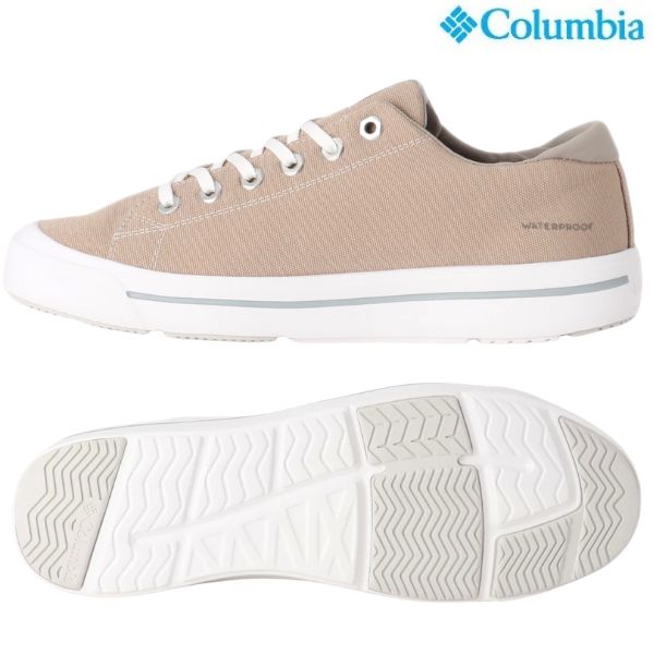 コロンビア 雨合羽 スニーカー シューズ ホーソンレイン 置き目 お水校正刷り ベージュ Columbia HAWTHORNE RAIN LO Ancient Fossil YU6327-271