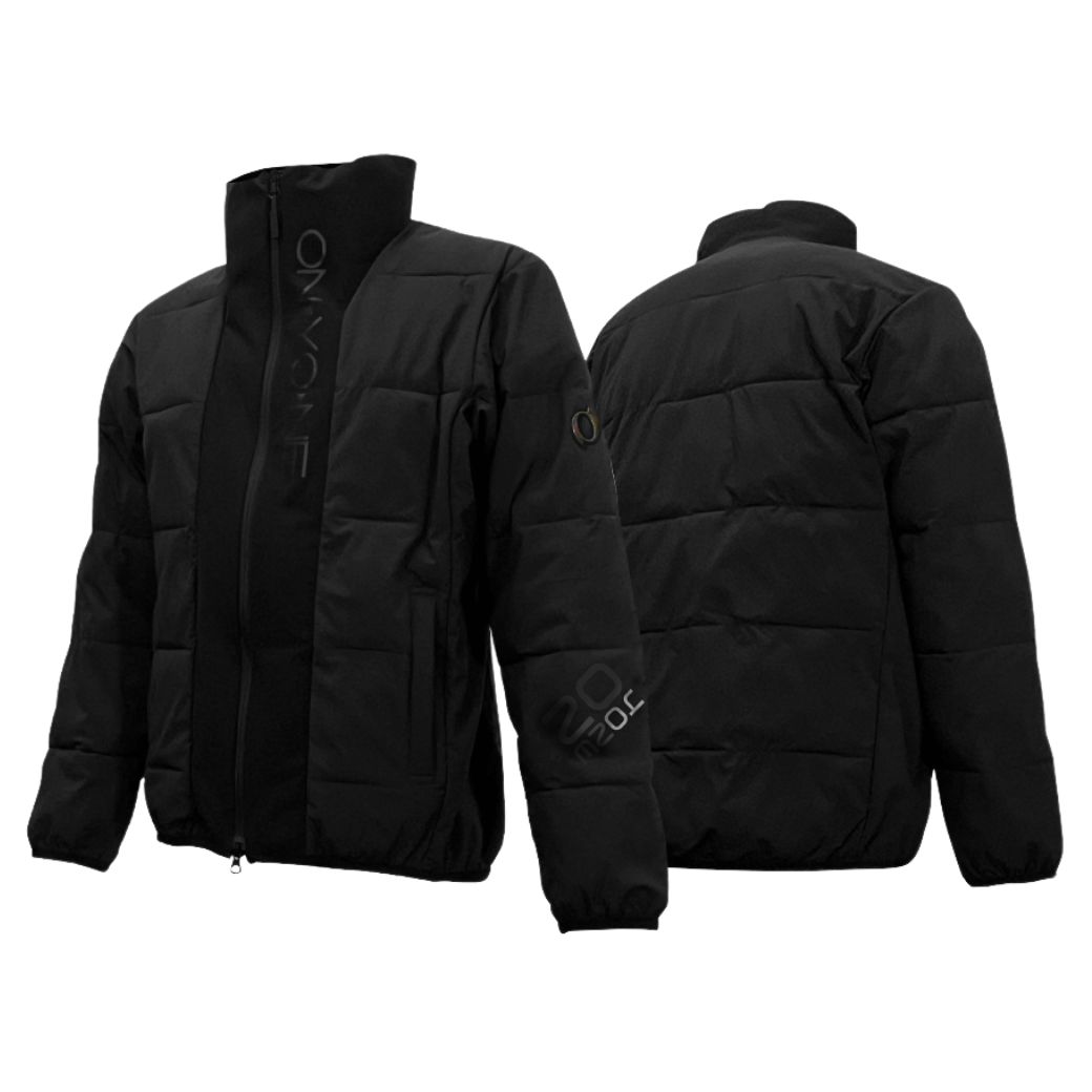 楽天市場】オンヨネ 中綿入 ミドルジャケット & パンツ ブラック
