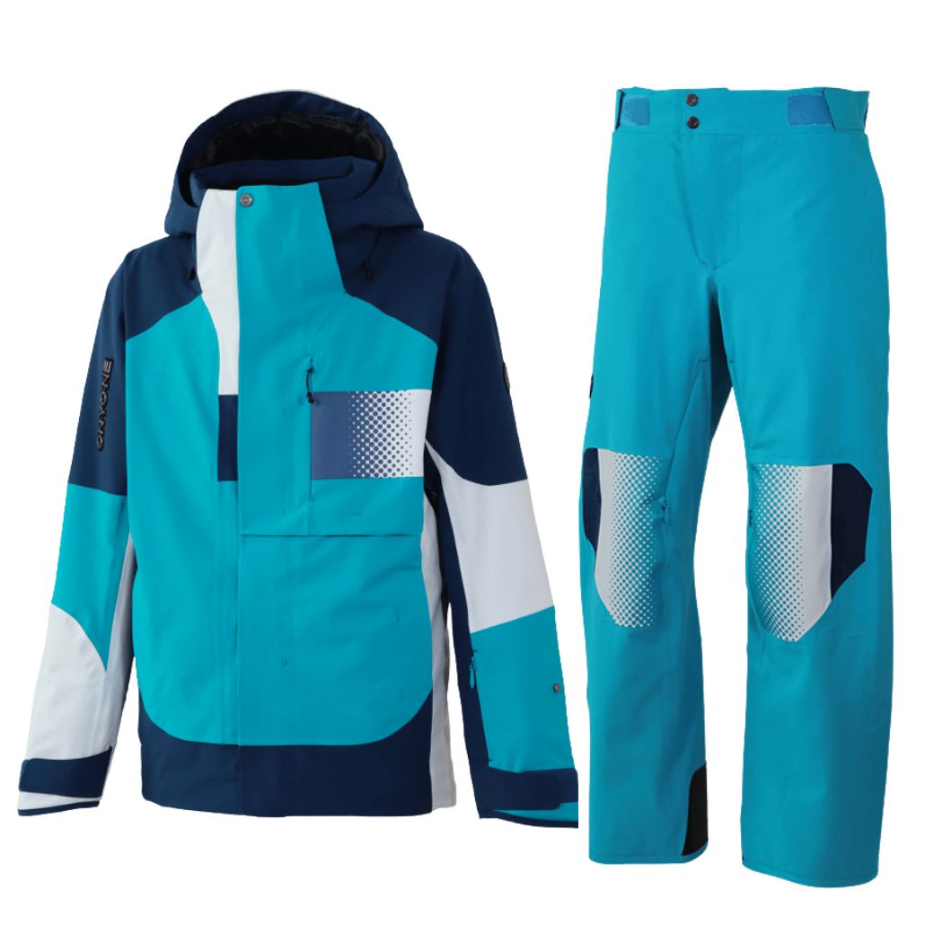 送料無料【ONYONE】ブルー×ベージュ スキーパンツ M DEMO デモ imgrc0194235917.jpg