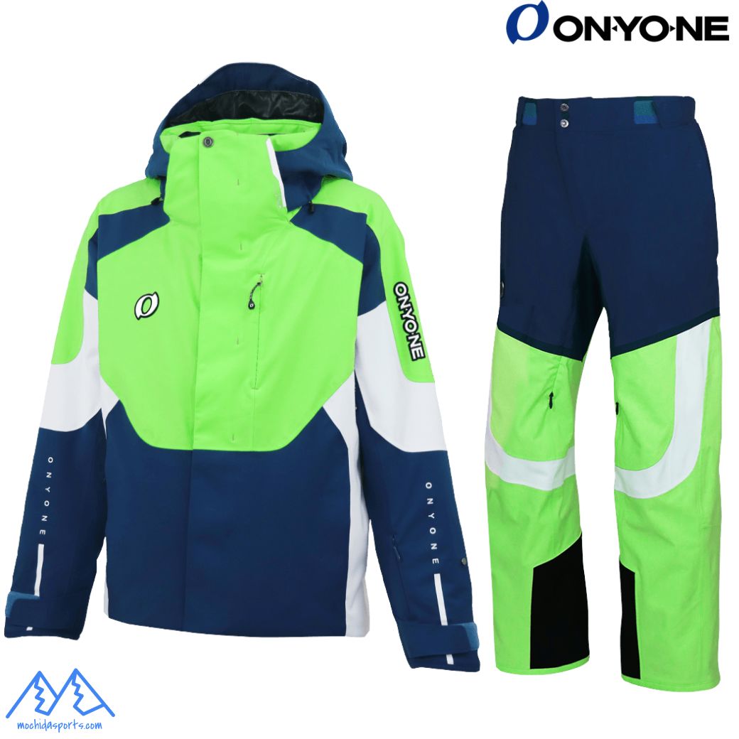 オンヨネ スキーの板お召しもの 米国海軍 N 緑であること ONYONE DEMO OUTER JACKET \u0026 PANTS ONJ99042R 688N342 ONP99052R 688N342