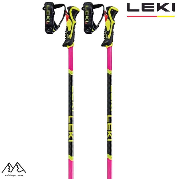 レキ LEKI WCR COMP LITE 3D 65038201 フローレスントレッド 105cm [スキー ストック] 