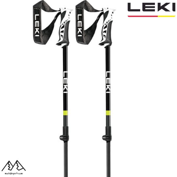 楽天市場】レキ ストック スキーポール ブラック ネオンイエローLEKI