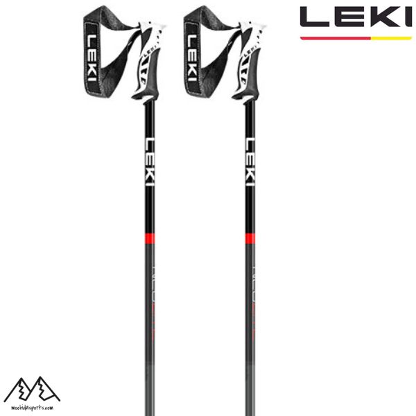 楽天市場】レキ ストック スキーポール ブラック レッド LEKI NEOLITE
