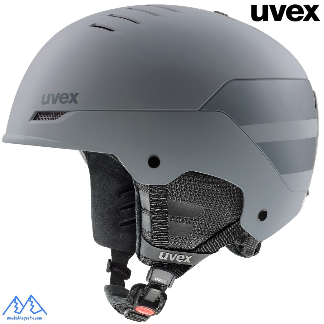 ウベックス スキーヘルメット グレー ライノーマット uvex wanted 56630670