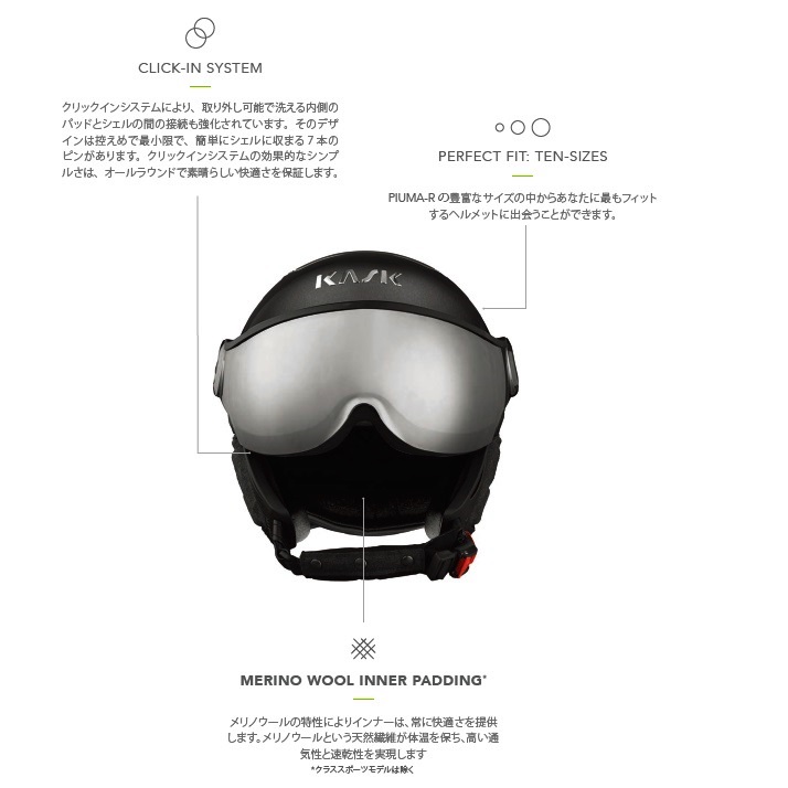 カスク バイザーヘルメット モンテカルロ レッド レッドミラー KASK