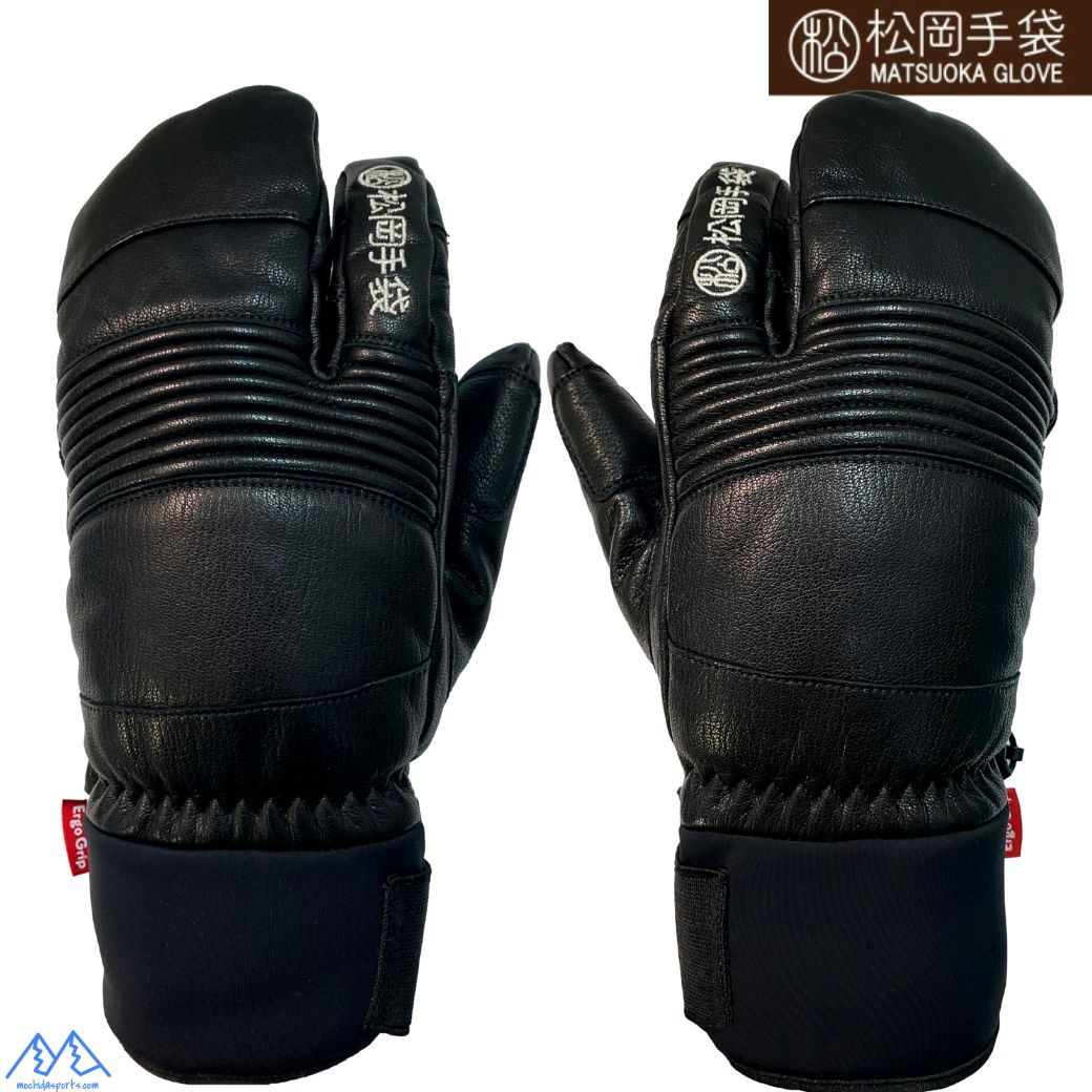 松岡手袋 Sports Ride ESK-2131 エルゴグリップグローブ 松岡手袋 マツオカ スキーグローブ エルゴグリップ コルク 3本指