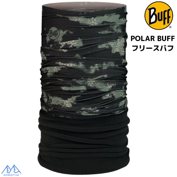 冬用 フリース ポーラー バフ 保温 BUFF POLAR MUSC CAMOUFLAGE グリーン ブラック カモ ネックチューブ ネックゲイター シームレスバンダナ 537393