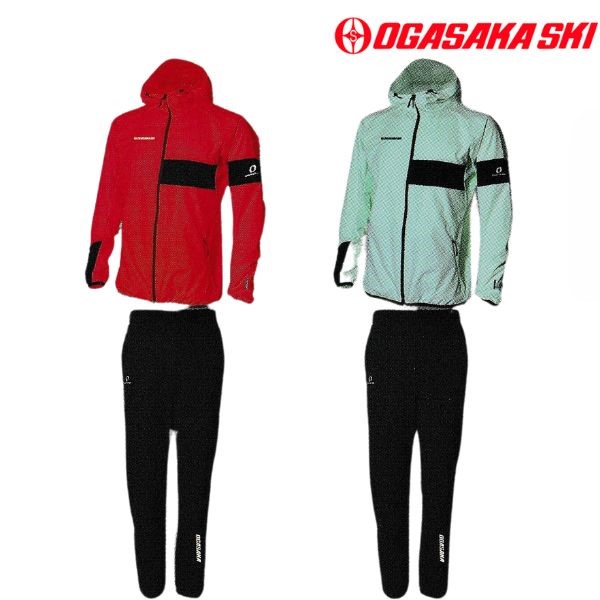 楽天市場】オガサカチーム レインスーツ スキーウエア ブラック