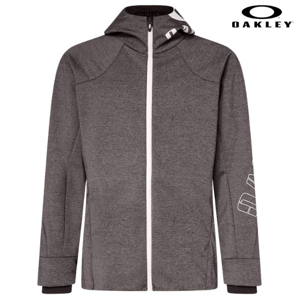 オークリー トレーニング ウォーム ジャケット 保温 撥水 グレー OAKLEY Enhance 3Rdg Synchronism Warm Jkt 1.0 Dark Grey Heather FOA405794-29A