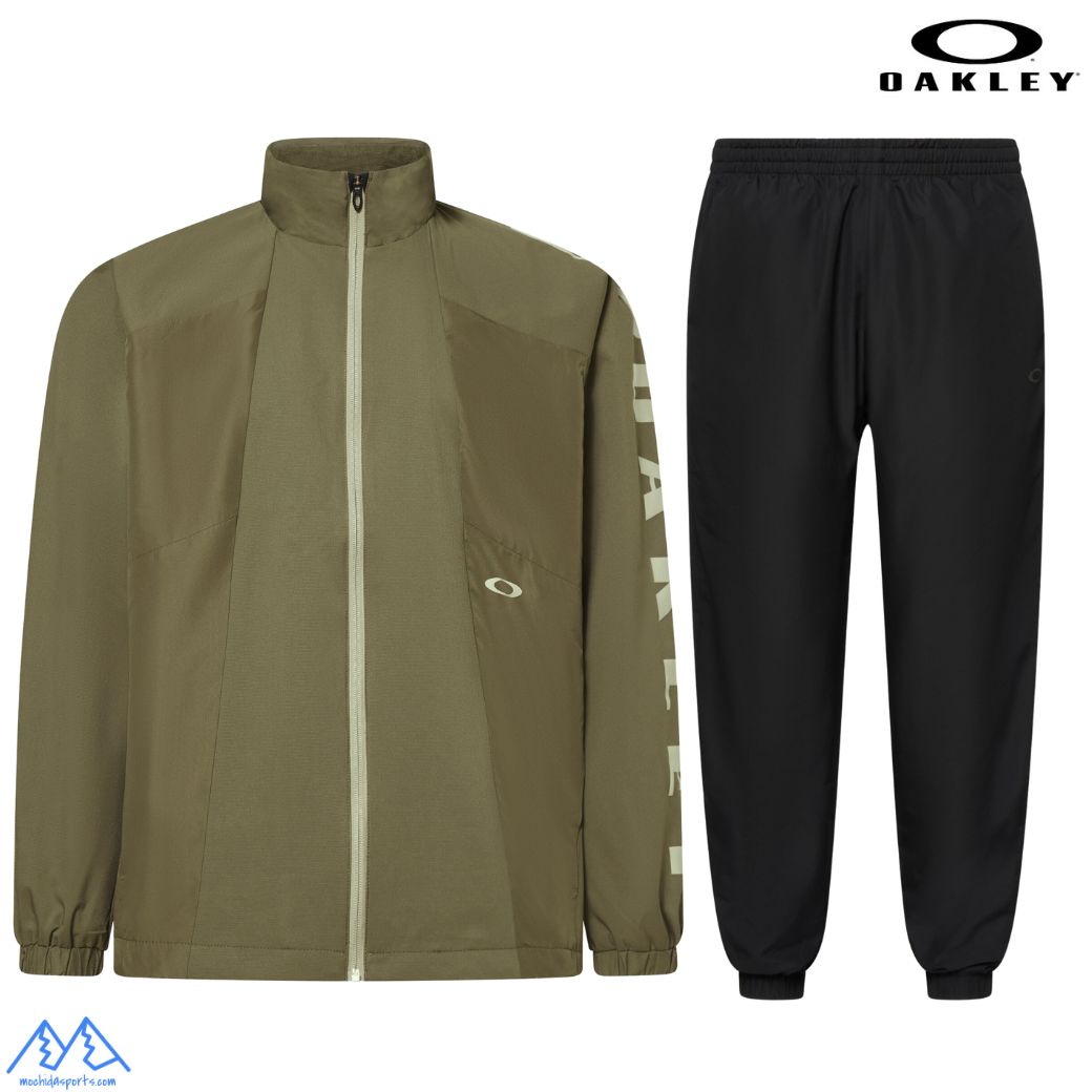 オークリー ウィンドウォーム ジャケット＆パンツ 撥水 防風 ブラック カーキ OAKLEY Enhance Wind Warm Jacket 14.7 Pants 14.7 BLACKOUT / RAVEN FOA406890 83C FOA406905 02E