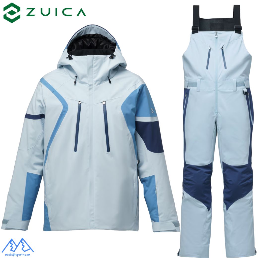 ズイカ ZUICA スキーの板御召しもの フロストブルー 米国海軍 ARROW CROSS JACKET CubeLine Bib Pants ZAM26OT10 FRB ZAM26OB11 FBNV