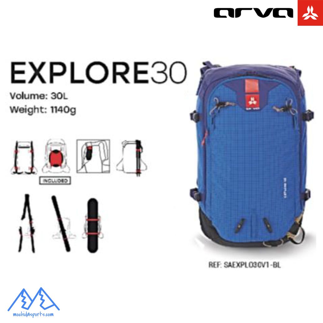 アルバ バックパック エクスプローラー 30 ブルー ARVA BACKPACK EXPLORE 30 BLUE EXPLO30V1