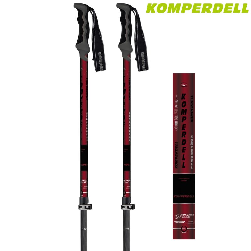 楽天市場】コンパーデル サイズ調整式 スキーポール ジャパンモデル カーボンプロ バリオ レッド KOMPERDELL Carbon PRO VARIO  RED JP model 伸縮スキーポール CARBONRED : MSP NET SHOP 楽天市場店