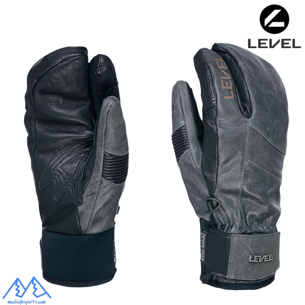 気泡管水準器 3本指 スキーの板地球儀 雨合羽 野羊革 アンスラサイト LEVEL REXFORD TRIGGER anthracite RT-15