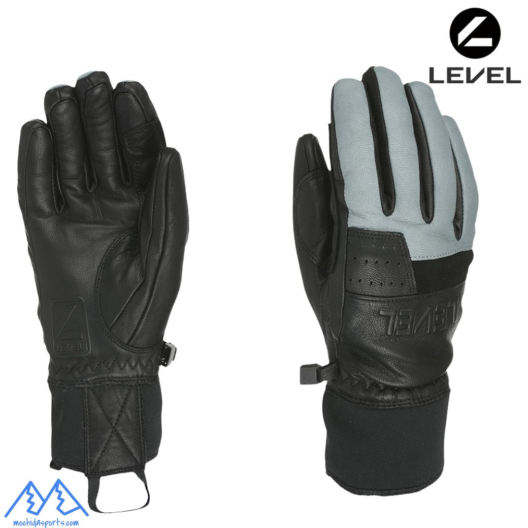 レベル スキーグローブ 防水 山羊革 アンスラサイト LEVEL EIGHTIES anthracite E-15|MSP NET SHOP 店