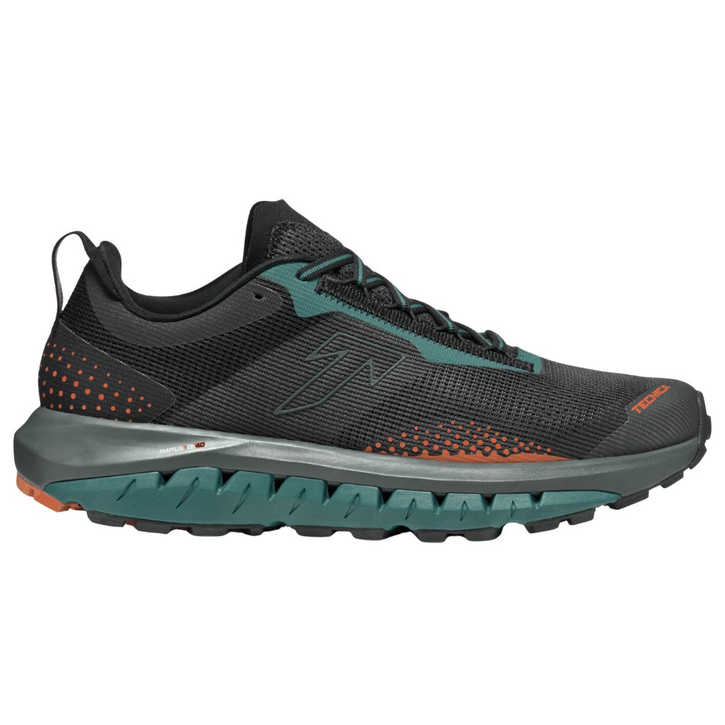 TECNICA Pyrox Hybrid MS BLACK - BURNT ORANGE TRAIL RUNNING SHOES テクニカ パイロックス ブラック/バーントオレンジ トレイルランニングシューズ 11253000001