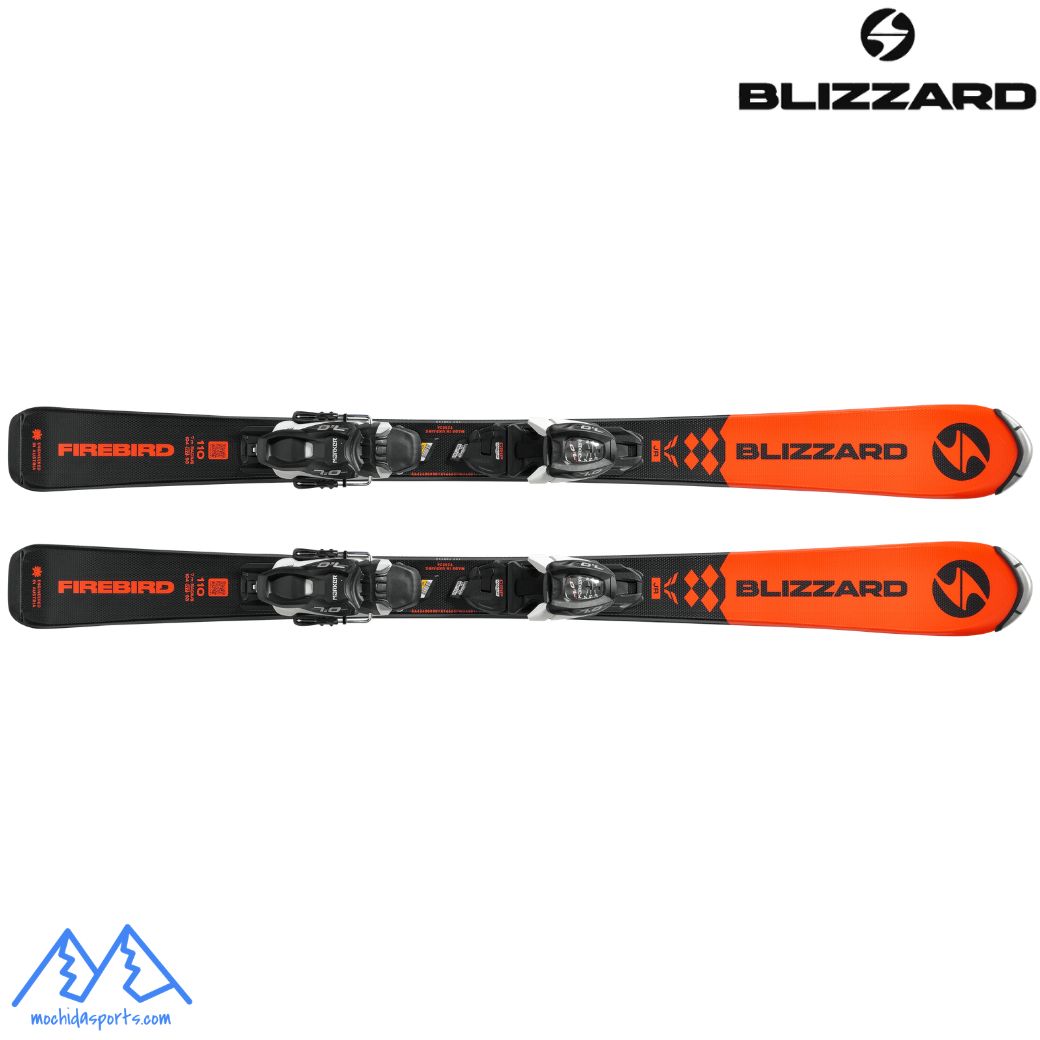 吹雪 お坊っちゃん キッズ スキーの板 BLIZZARD FIREBIRD JR 110珊 + JR 4.5 FDT 8A424800001