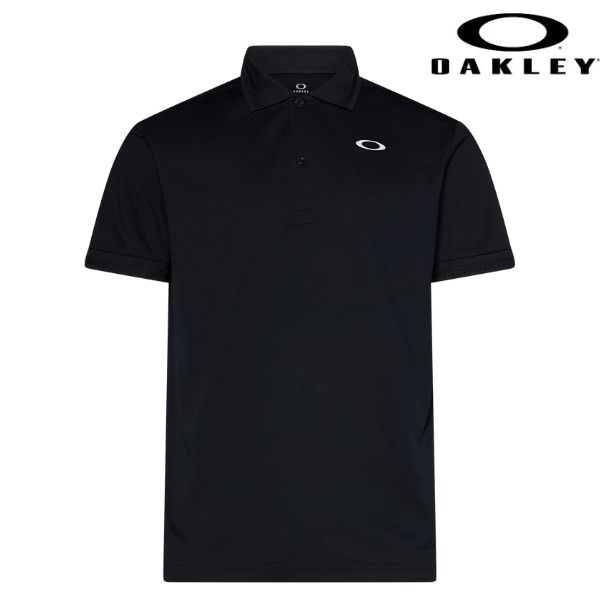 オークリー ポロシャツ ブラック OAKLEY Enhance SS Polo Essential 13.0 Blackout FOA405148-02E
