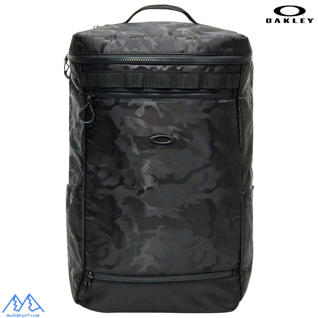 オーク材ロバート・エドワード・リー 撥水 うしろ側容器に並べる 背嚢 40L 黒いこと OAKLEY Enhance LT Boxpack Xl 8.0 Fw black camo FOS901841 062