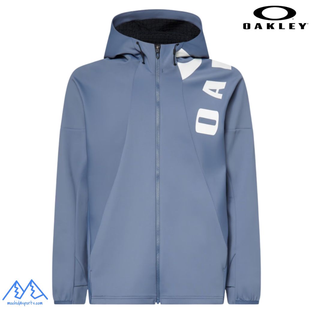 オークリー フリース フーディ トレーニングジャケット ブルー OAKLEY 3Rdg Synchronism Jacket 8.7 blue tar FOA408204 62C