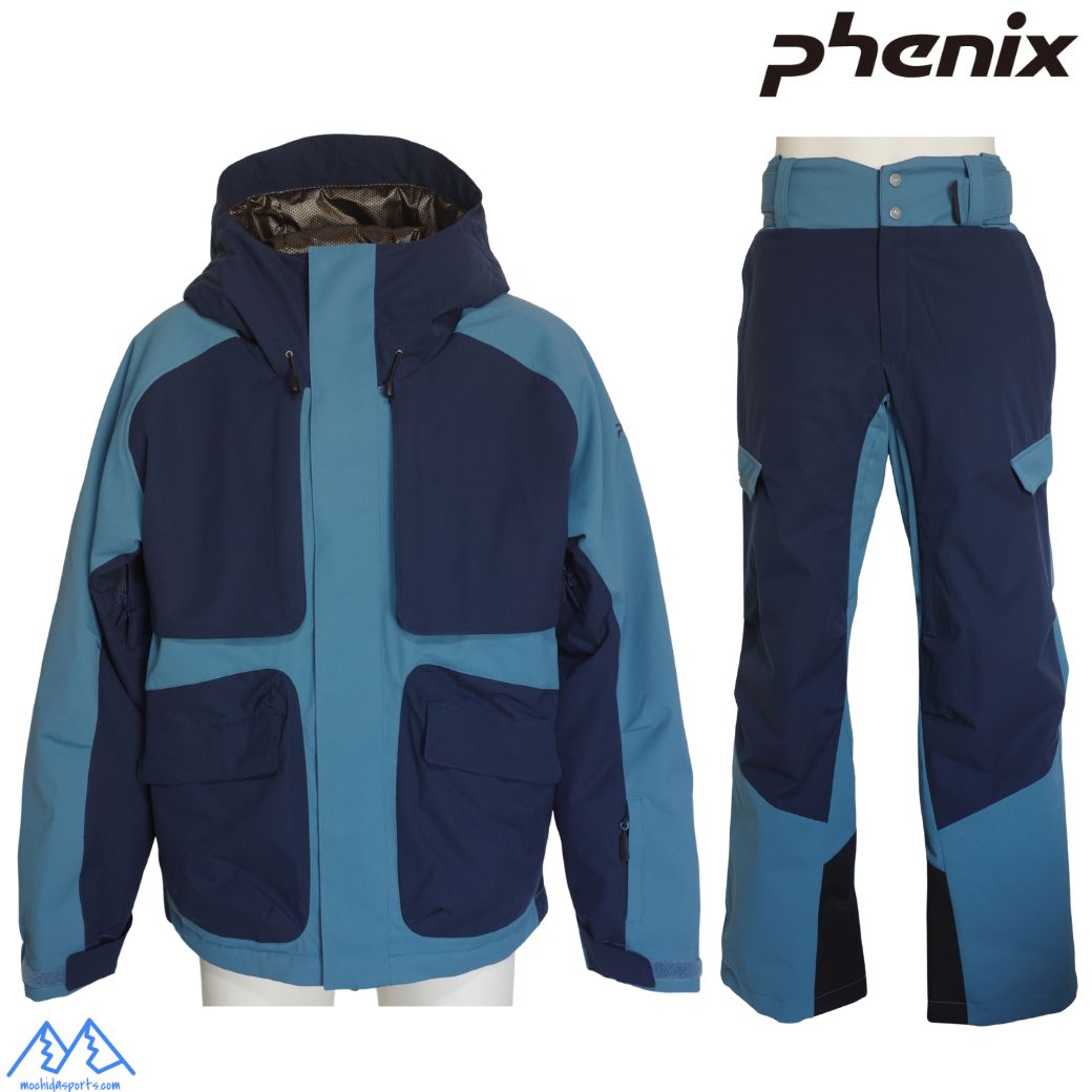 アリゾナ州の州都 スキーの板お召しもの 青緑色 PHENIX CUTTING EDGE BEYOND JACKET 2 PANTS 2 TURQUOISE PSM26OT03-PSM26OB04-TQ