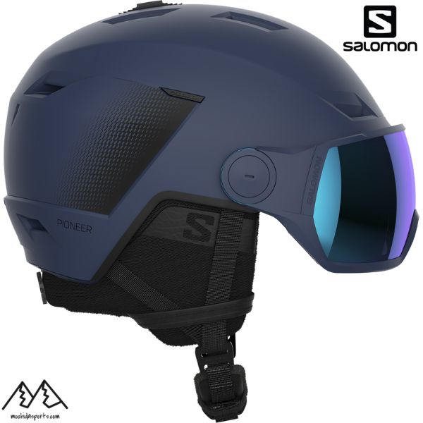 サロモン ヘルメット　PIONEER LT VISOR L41199900 楽天市場】サロモン バイザーへルメット ブラック SALOMON