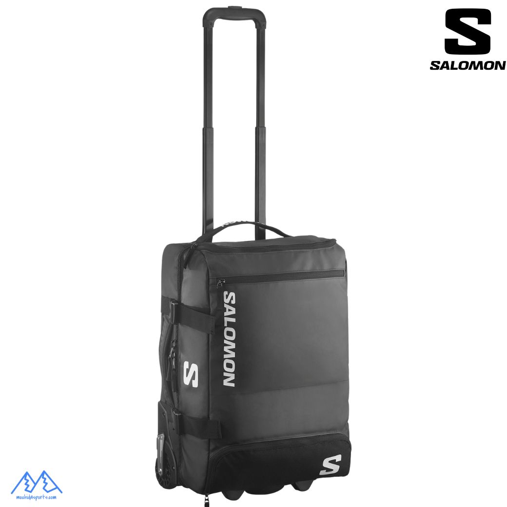 サロモン キャスターバッグ キャリーバッグ ブラック 33L 機内持ち込み可 SALOMON RACE TRIP CABIN CONTAINER BLACK LC2156900｜MSP NET SHOP 店