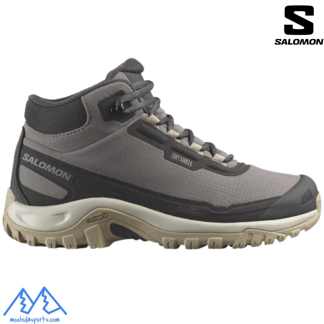 サロモン 防水 レディース スノーシューズ ウィンター シューズ SALOMON SHELTER Water Proof WOMEN PLUM KITTEN L47855200