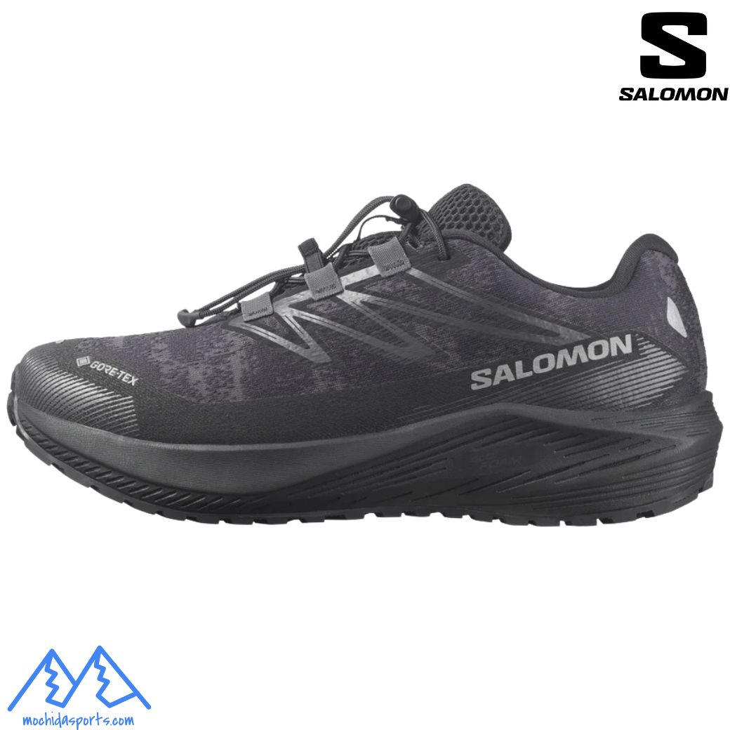 サロモン ゴアテックス ランニング グラベル シューズ SALOMON AERO FLOW GRVL GORE-TEX Asphalt / Black / Cloudburst L49256500