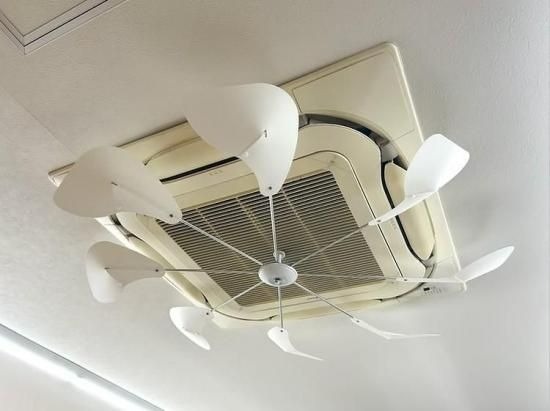 日本製 エコエコファン 天カセ式 製品サイズ約Φ1200mm 取付可能空調 天井カセット型エアコン(正方形タイプ、950mm角) トーカイデザイン TEF-105(J形) 13,024円
